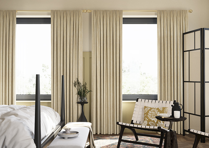 Laura Ashley Whinfell, Gold - Made to Measure Curtains - Image 3